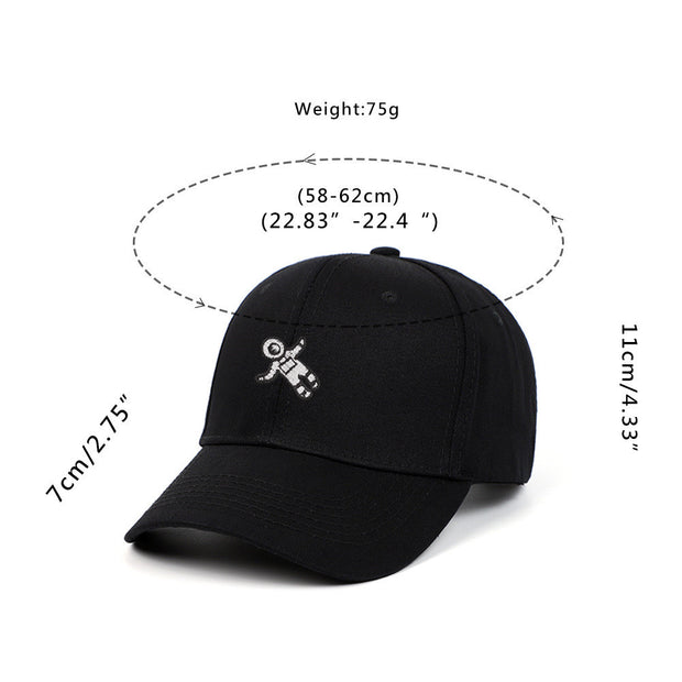 Astronaut Embroidered Baseball  Hat - Laizhan Accessories 