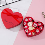 Heart-shaped Rose Red Gift Box New Year Christmas Gift Box Valentine's Day Christmas Gift Mother's Day Birthday Gift - Laizhan Accessories 