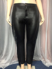 Tassel Wrap Buttocks 9 Inch Large Leather Pants - Laizhan Accessories 