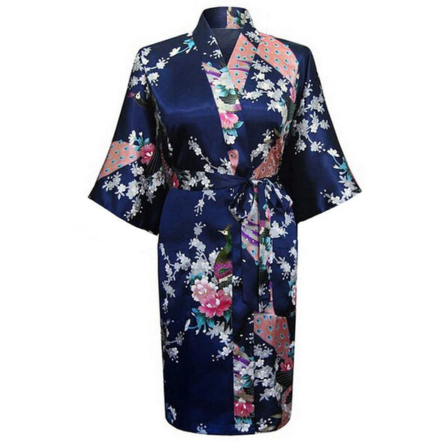 Japanese Flower Kimono Printed Robes - Laizhan Accessories 