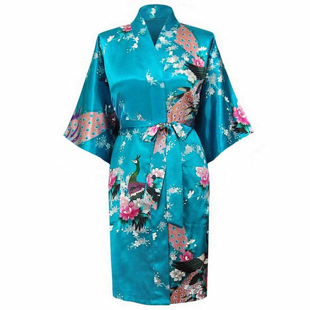 Japanese Flower Kimono Printed Robes - Laizhan Accessories 