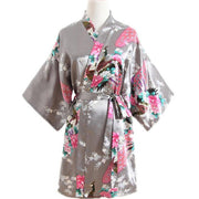 Japanese Flower Kimono Printed Robes - Laizhan Accessories 