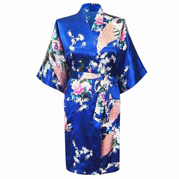 Japanese Flower Kimono Printed Robes - Laizhan Accessories 