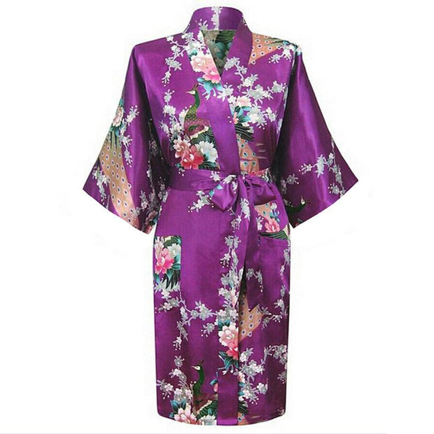 Japanese Flower Kimono Printed Robes - Laizhan Accessories 