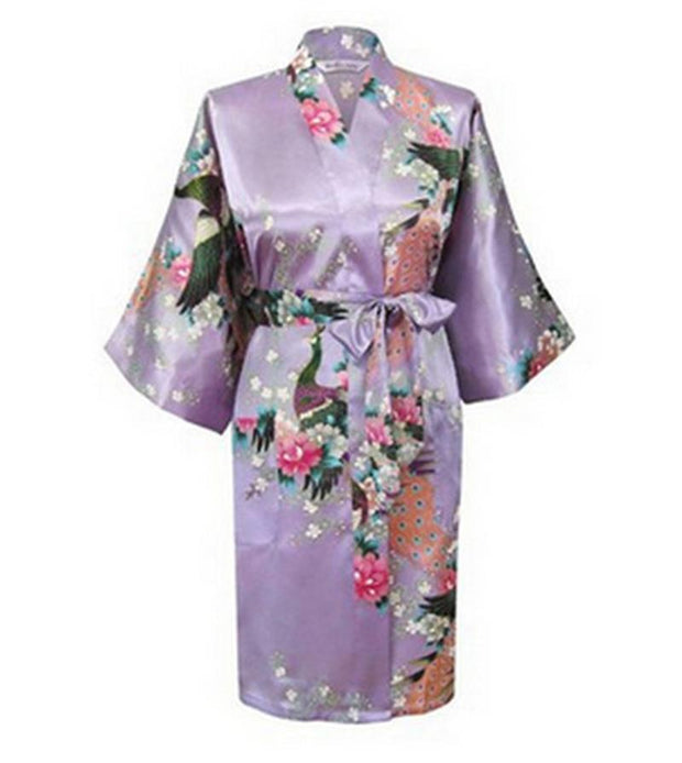 Japanese Flower Kimono Printed Robes - Laizhan Accessories 