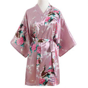 Japanese Flower Kimono Printed Robes - Laizhan Accessories 