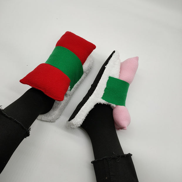 Sushi Simulation Slippers Spoof Tintin Slippers Slippers Thicken Home Cotton Slippers - Laizhan Accessories 