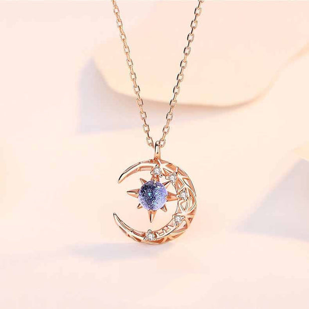 Explosive Style Star And Moon Necklace Female Trend - Laizhan Accessories 