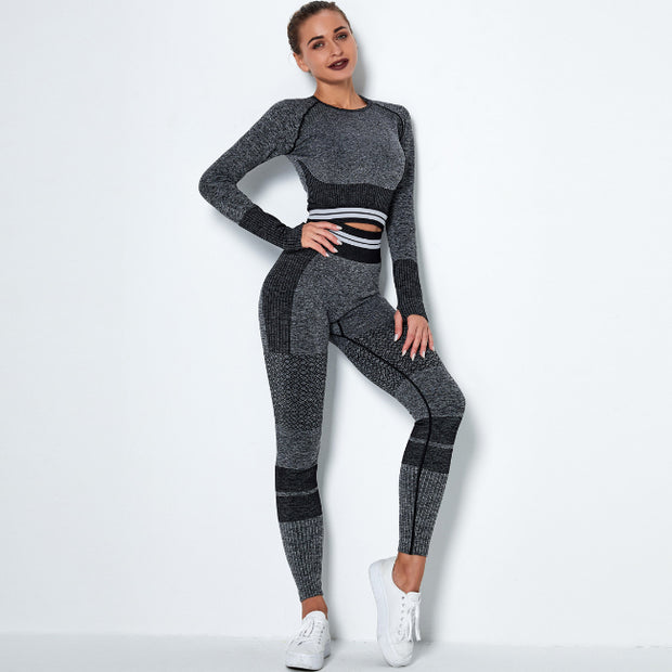 Seamless knitted quick-drying sports yoga suit - Laizhan Accessories 