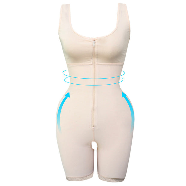 Women's Zipper Slimming Bodysuit Shapewear - Laizhan Accessories 