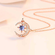 Explosive Style Star And Moon Necklace Female Trend - Laizhan Accessories 