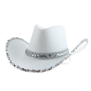 New Rhinestone Tassel Denim Hat