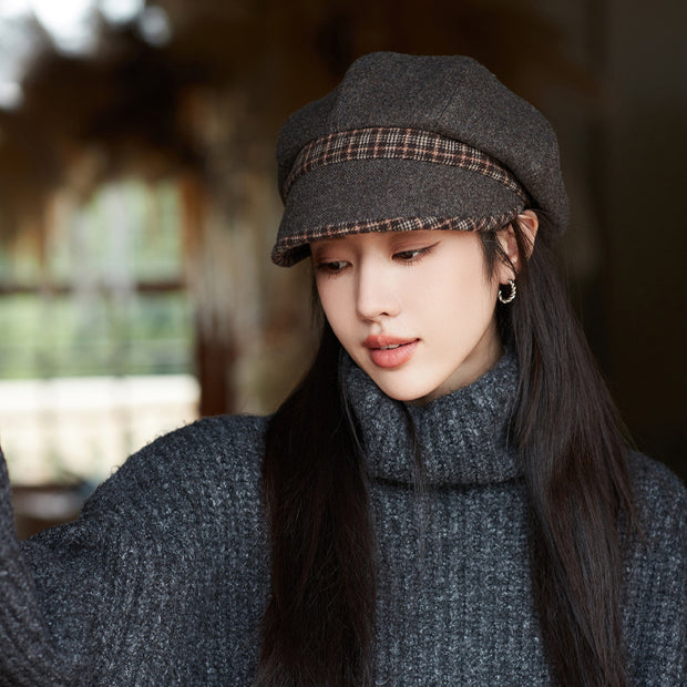 Women's Fashion Casual All-matching Woolen Beret