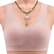 Women Yoga Tank Tops  Sports Bra Workout Fitness Running Crop Top - Laizhan Accessories 