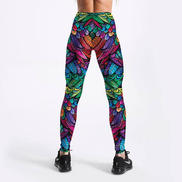 Color print leggings - Laizhan Accessories 