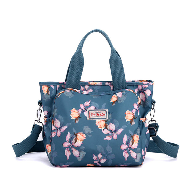 Women's Nylon Printed Crossbody Shoulder Bag