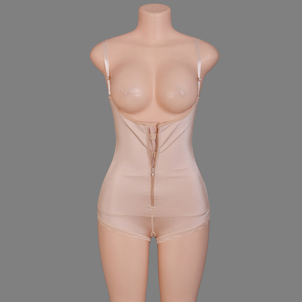 Zipper One-piece Shapewear, Postpartum Body Contouring Underwear - Laizhan Accessories 