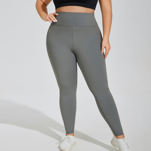 Plus Size Yoga Pants High Waist Hip Lift Seamless Cloud Sense - Laizhan Accessories 