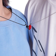 Creative Magnet Necklace Love Heart Broken Men And Women - Laizhan Accessories 