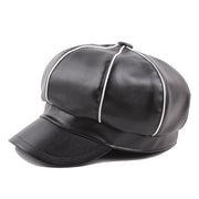 Retro Lambskin Color Matching Beret