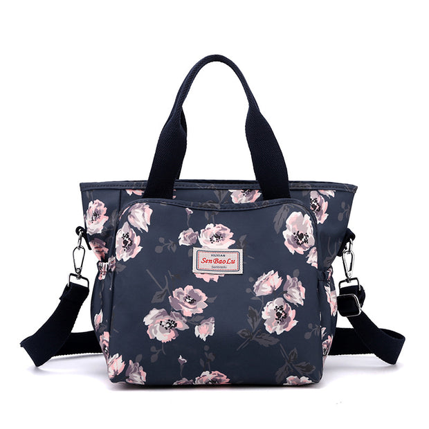 Women's Nylon Printed Crossbody Shoulder Bag