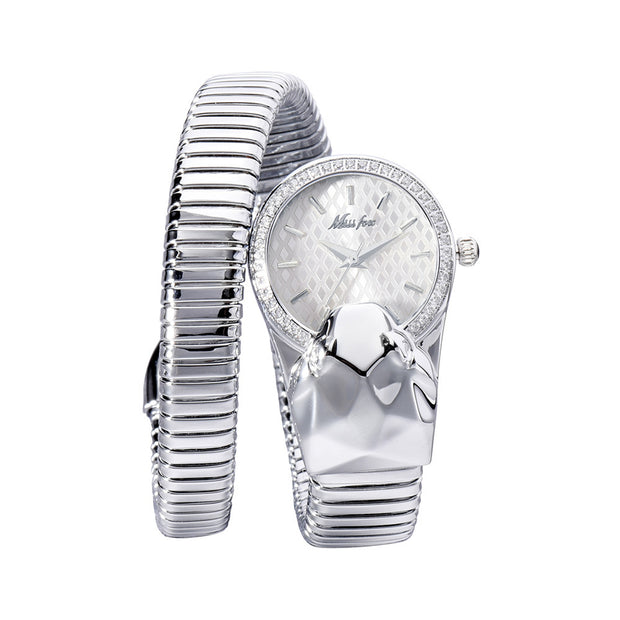 Trend Diamond-encrusted Snake Watch - Laizhan Accessories 