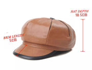 Retro Lambskin Color Matching Beret