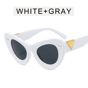 Ins Fashion Sunglasses Large Frame Retro Personality Concave Shape Sun Glasses - Laizhan Accessories 