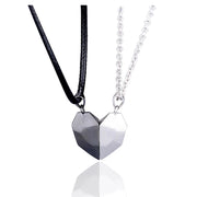 Creative Magnet Necklace Love Heart Broken Men And Women - Laizhan Accessories 