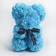 Valentine's Day Gift Rose Bear Eternal Flower Rose Teddy Bear PE Foam Bear 25cm Valentines Day - Laizhan Accessories 