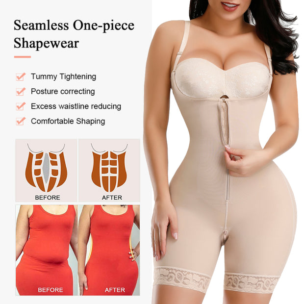 Stretch Mesh Shapewear Pants Zipper - Laizhan Accessories 