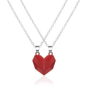 Creative Magnet Necklace Love Heart Broken Men And Women - Laizhan Accessories 