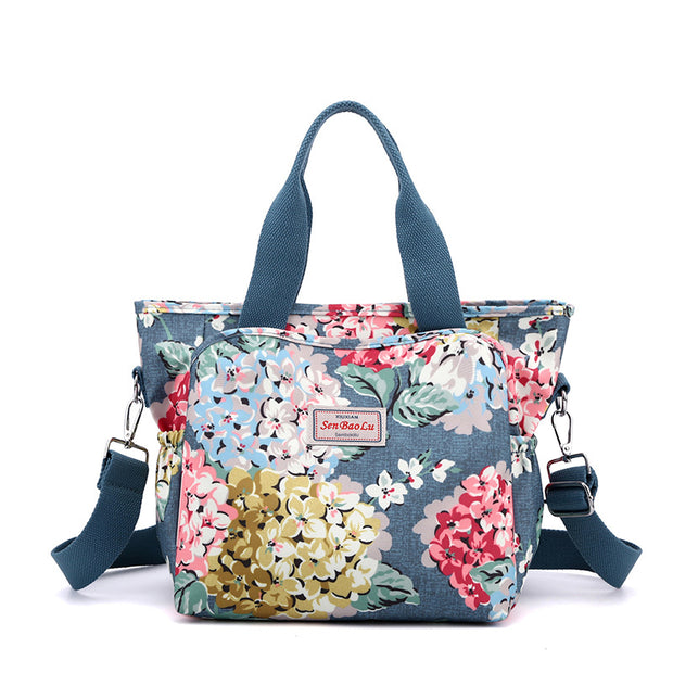 Women's Nylon Printed Crossbody Shoulder Bag