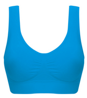 Women Yoga Tank Tops  Sports Bra Workout Fitness Running Crop Top - Laizhan Accessories 