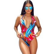 Halter Neck Two-piece Women's Swimsuit Bikini