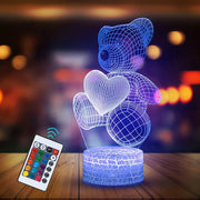 3D Lamp Acrylic USB LED Night Lights Neon Sign Lamp Xmas Christmas Decorations For Home Bedroom Birthday Decor Valentines Day Gifts - Laizhan Accessories 