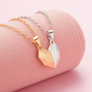 Creative Magnet Necklace Love Heart Broken Men And Women - Laizhan Accessories 