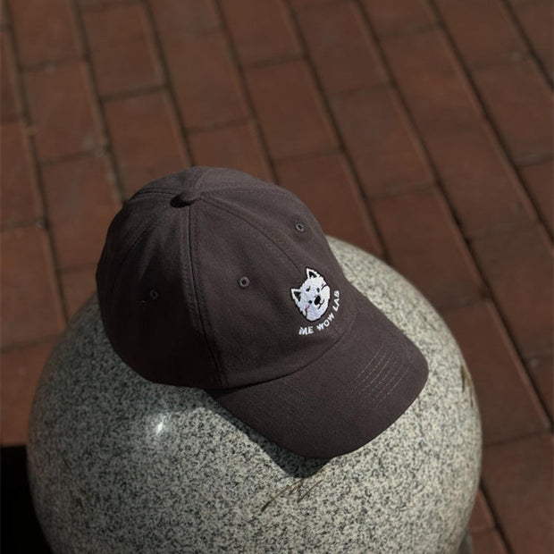 West Highland Embroidery Washed Cotton Baseball Cap