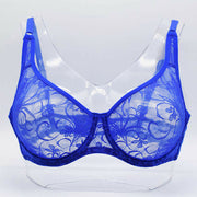 Plus Size Lace Bras For Women Underwired BH Hollow Out - Laizhan Accessories 