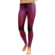 Fuschia Mandala Leggings - Laizhan Accessories 