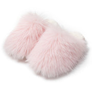 Long Hair Baotou Candy Color Cotton Slippers - Laizhan Accessories 