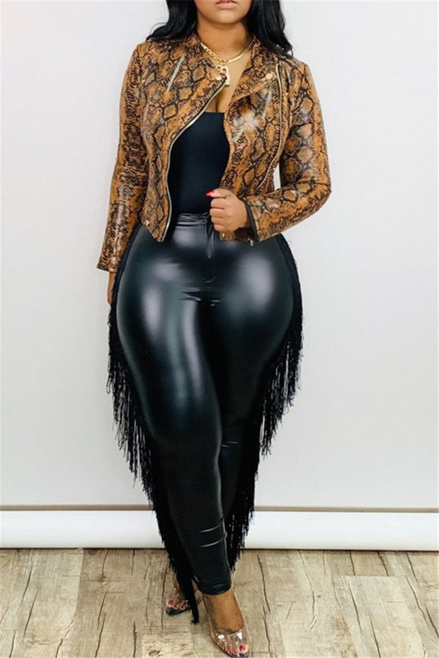 Tassel Wrap Buttocks 9 Inch Large Leather Pants - Laizhan Accessories 