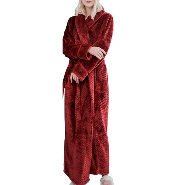 Winter Luxury Fleece Bathrobe - Laizhan Accessories 