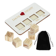 Wooden Date Night Dice Wooden Date Night Ideas Game Dice Romantic Couple Date Night Game Action Decision Dice Games For Couple - Laizhan Accessories 