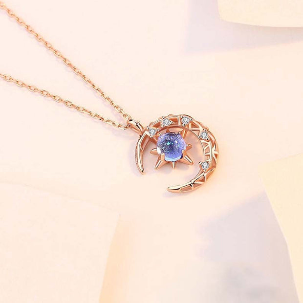 Explosive Style Star And Moon Necklace Female Trend - Laizhan Accessories 