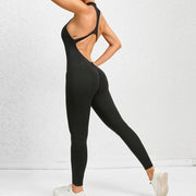 Women's Zipper Aerial Yoga Jumpsuit - Laizhan Accessories 