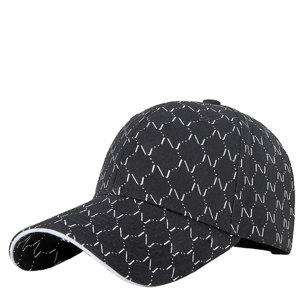 Printed Baseball Cap Girl Sunshade