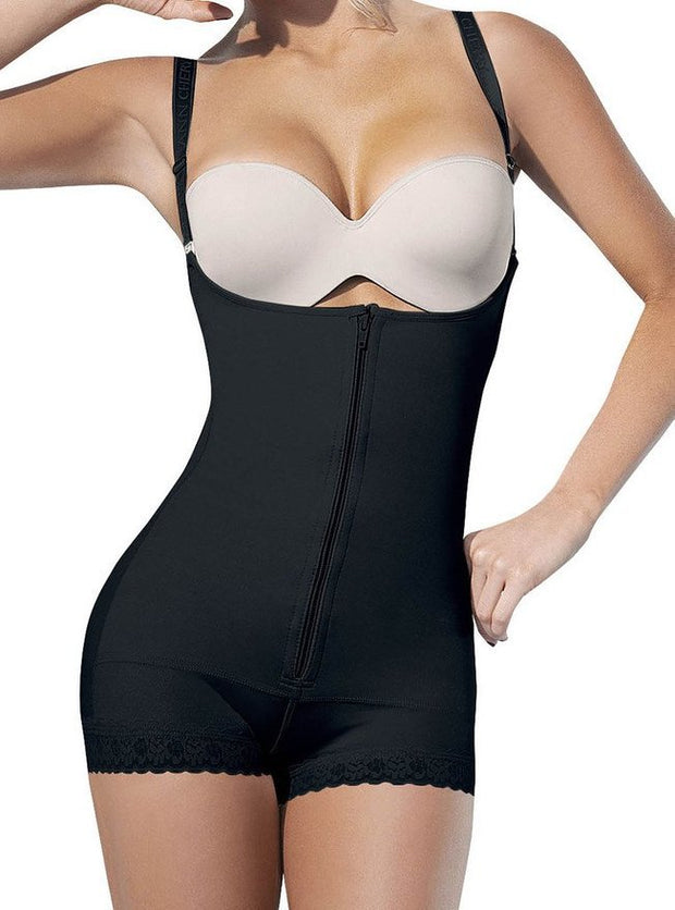 Zipper One-piece Shapewear, Postpartum Body Contouring Underwear - Laizhan Accessories 