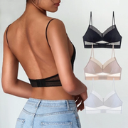 Backless Bra Invisible Bralette Thin Lace Wedding Bras Low Back Underwear Push Up Brassiere Women Seamless Lingerie Sexy BH Top - Laizhan Accessories 