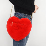 Love Bags For Women Plush Chain Shoulder Bags Valentine's Day Party Bag - Laizhan Accessories 